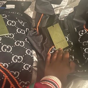Gucci two piece crop top and legging set